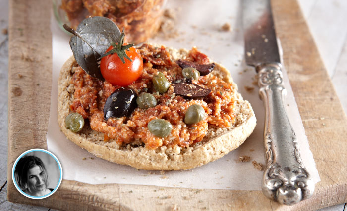 Recipe Of March Barley Rusks With Sun Dried Tomato Pesto Tsou Gr